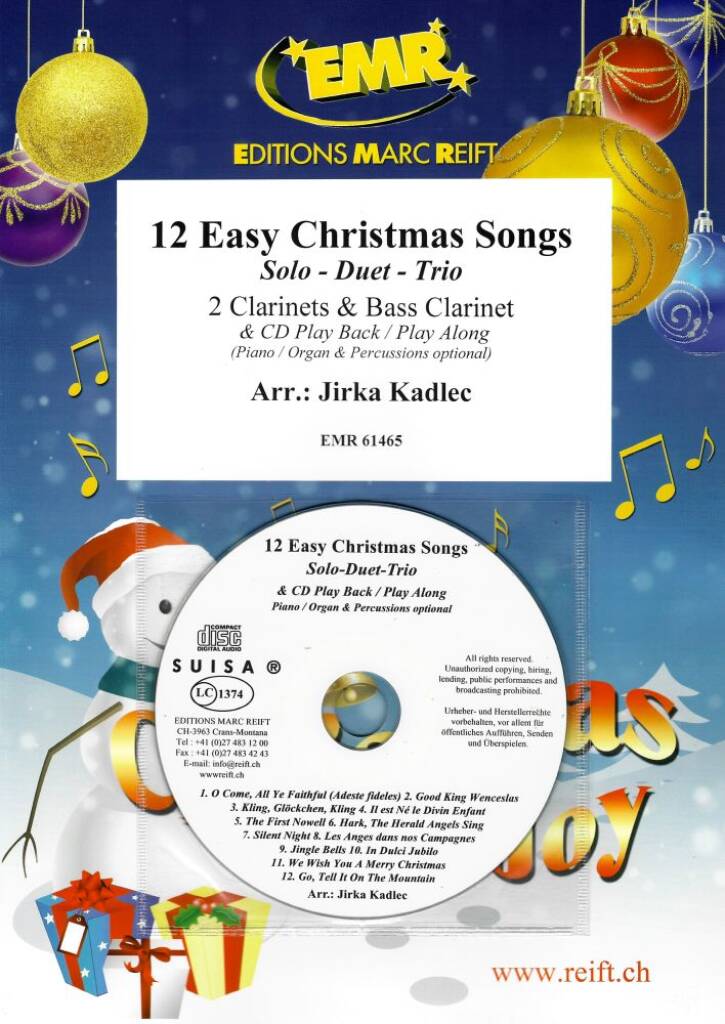 12 Easy Christmas Songs
